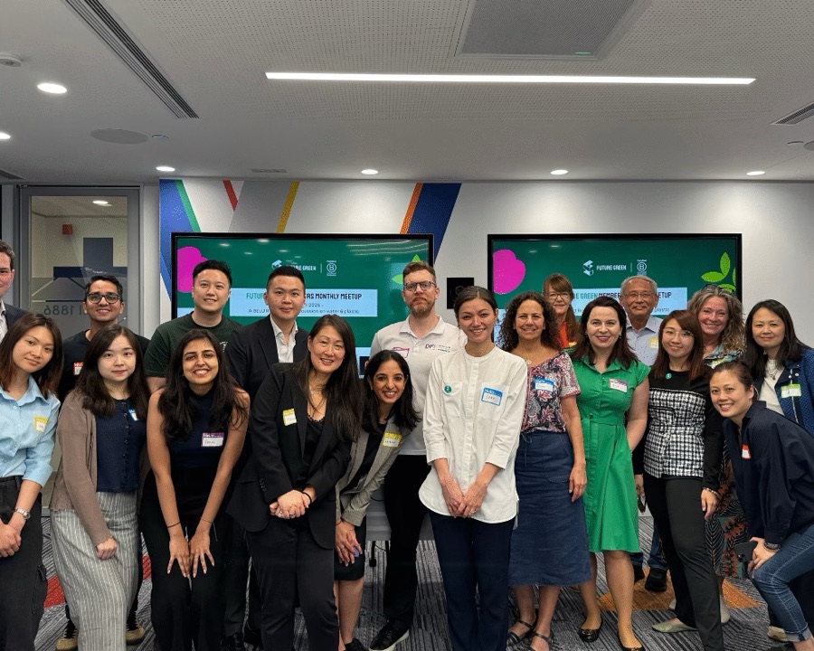 The Future Green community gathered at a members monthly meetup